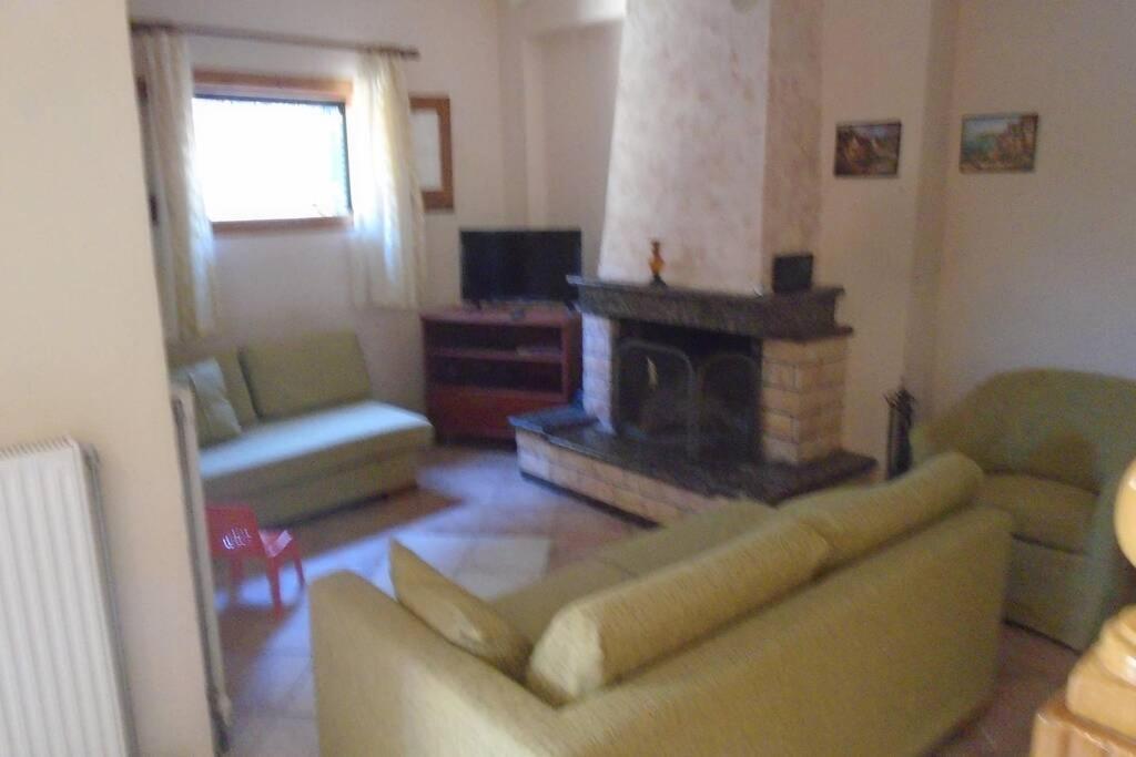 Вилла Eleni'S House In Valanio Экстерьер фото